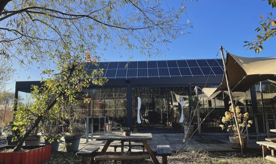 Horeca veranda Amsterdam Landmarkt  Noord Holland 