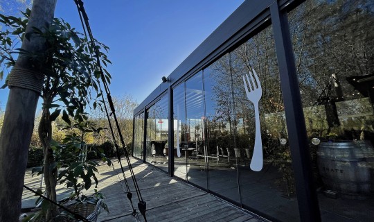 Horeca veranda Amsterdam Landmarkt  Noord Holland 
