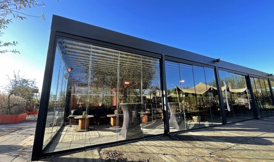 Horeca veranda Amsterdam Landmarkt  Noord Holland | Vrijstaande horeca veranda serre Amsterdam