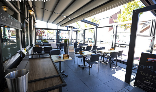 Schuifbare horeca veranda serre