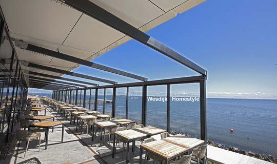 Horeca veranda serre glas windschermen