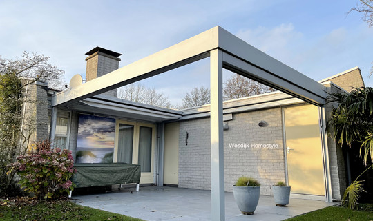 Terrasoverkapping horizontaal schuifbaar 